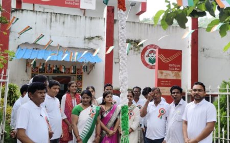 କେସିଙ୍ଗା ପୋଷ୍ଟ ଅଫିସ ରେ ସ୍ଵାଧୀନତା ଦିବସ ପାଳନ 